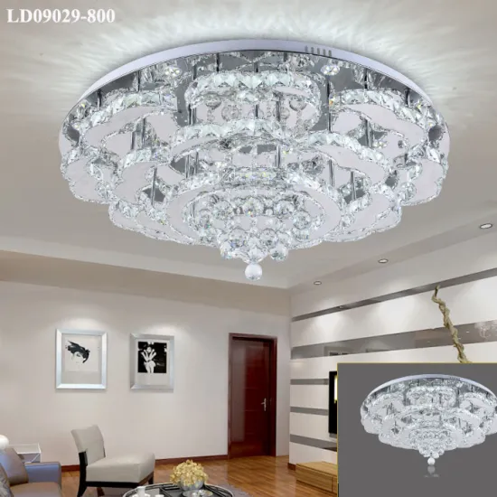 chandelier k9 crystal modern lighting fitting for hotel