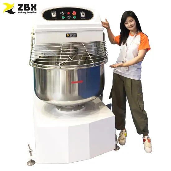 Globe 130 Lb Two-Speed Spiral Dough Mixer with Fixed Head and Bowl Dough Mixer 50kg Bread Dough Mixer with a Low Cost