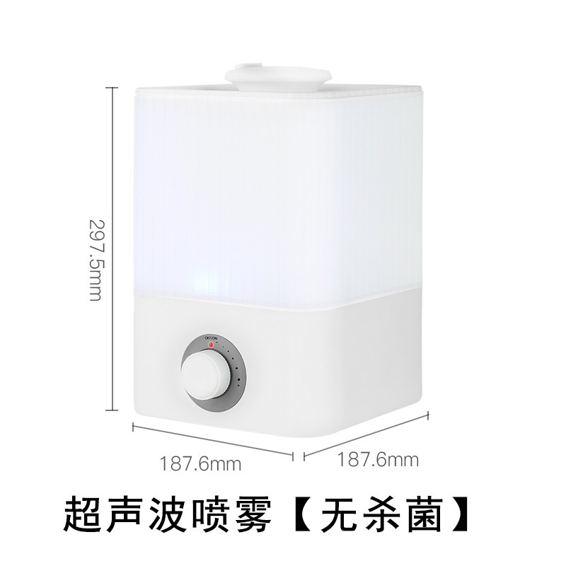 5L Quiet Ultrasonic Humidifier with Purification and Hypochlorous Acid Sanitization for Home Use