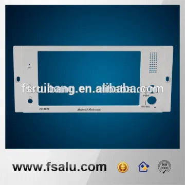 power amplifier switch panel cnc faceplate machining