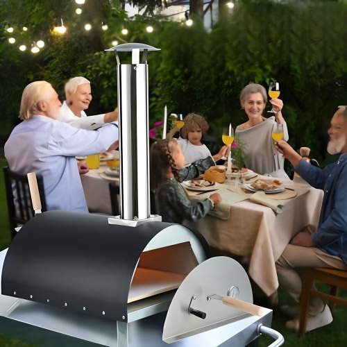 Hornos de pizza a gas duraderos con distribución uniforme del calor