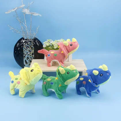 Children's electric toys Dinosaur Plush toys Unicorn dinosaur soft plush fabric children's pet toys fun