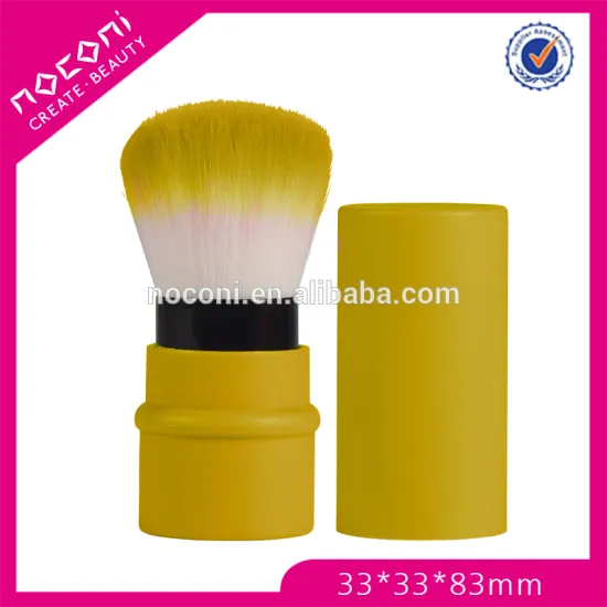 Professional easy carry retractable cosmetic cheek bruh makeup powder brush
