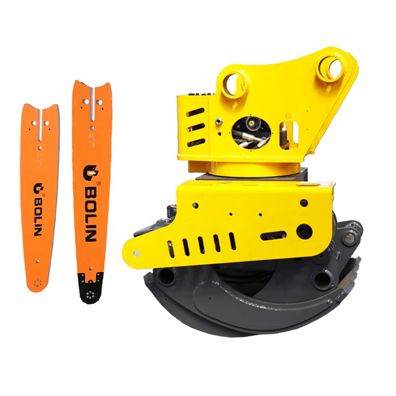 Hydraulic Grappling Machine With Chainsaw For Excavators, High Quality ...