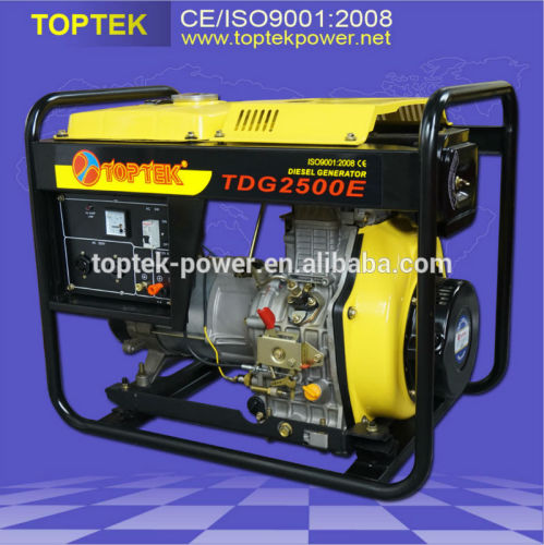 portable small diesel generator open type