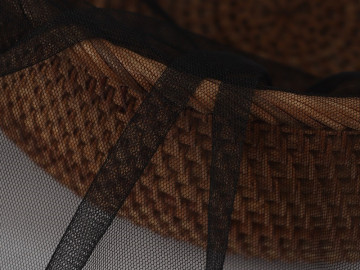 Polyester Solid Color Knitted Mesh Fabric