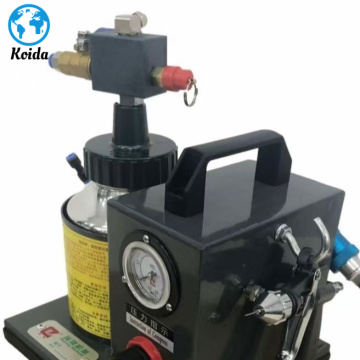 High Quality Low Price Pneumatic Double Head Brushing and Automatic Gluing Machine
