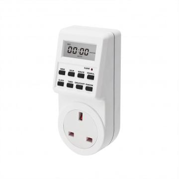 Digital Timer Socket mit britischer Stecker