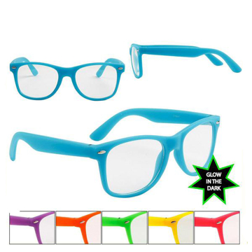 Luminous Neon Glow Custom Color Sunglasses for Rave and Party