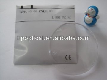 polycarbonate hmc emi lens for eyeglasses made in china (CE)