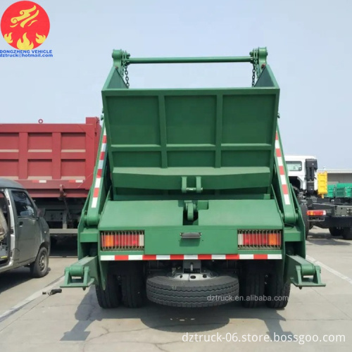 Sinotruck Howo 4X4 10cbm Skip Loader Garbage Container Truck