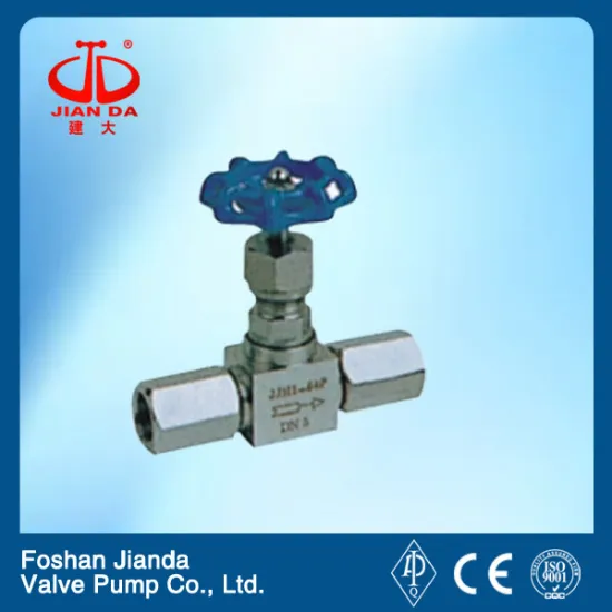 needle type globe valve for pressure gauge