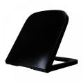 Black Duroplast Toilet Seat,Square Shape