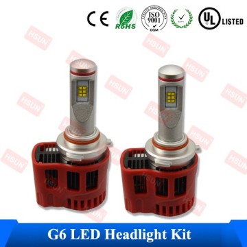 G6 6Piece White P-HILIPS ZES Chip 90W H11 Auto Led Headlight Kit