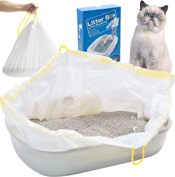 Drawstring Cat Litter Bag Liner