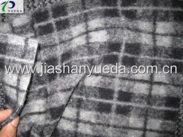 100% Wool Fabric, woolen grid, wool fur fabric, for fashion Woollen coat