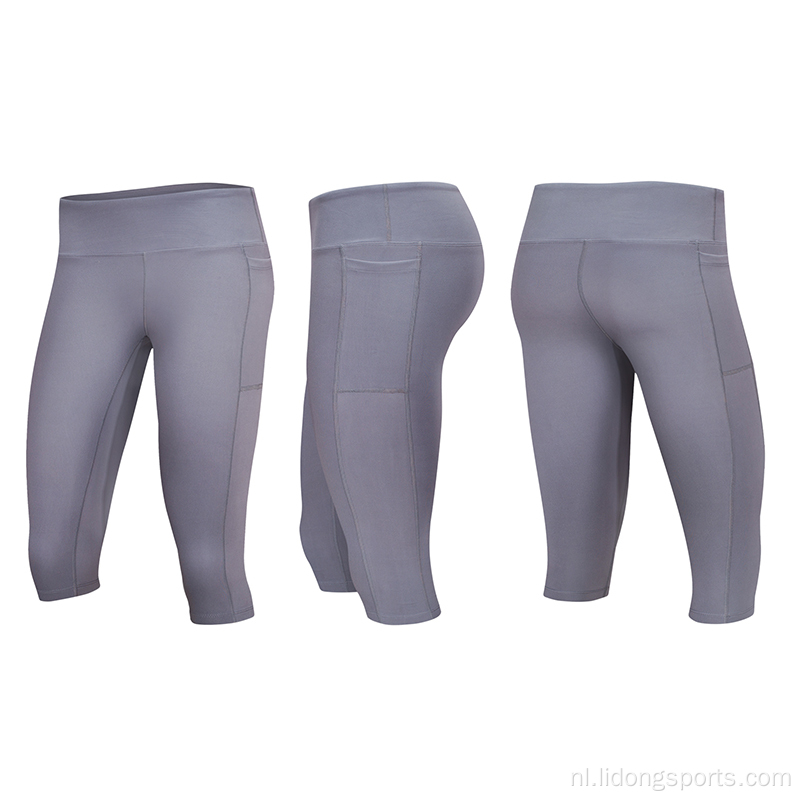 Stretch hoge taille yoga legging yoga shorts