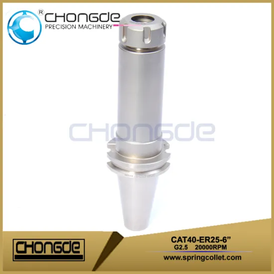 CAT40-ER25-6" Collet Chuck CNC Machine Tool Holder
