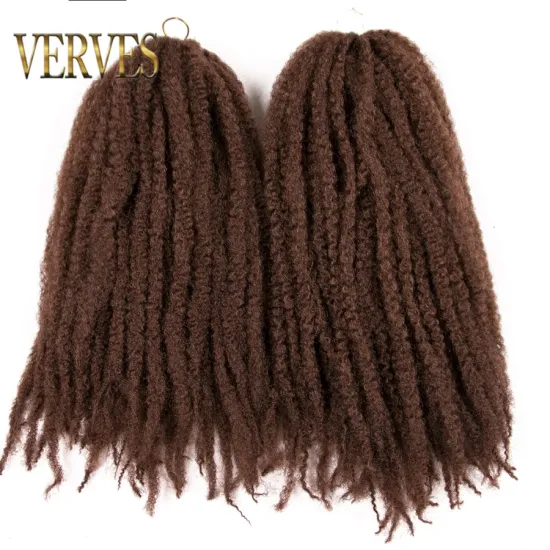 10 Piece Afro Kinky Braiding Hair 18 inch 30 strands/pack 16 kind of color ombre Synthetic Crochet Marly Braids Hair extensions