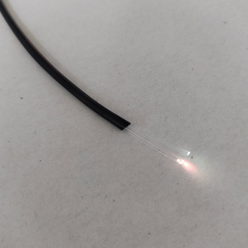 4-Core Plastic Optical Fiber with Black PVC, 450m Roll