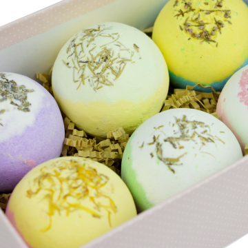 Private Label Luxury Bath Bombs with Toy Surprise