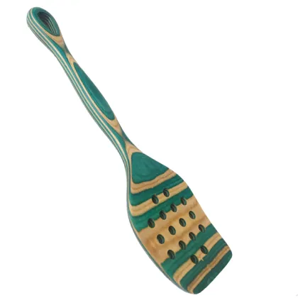 wooden slotted turner pancake turner