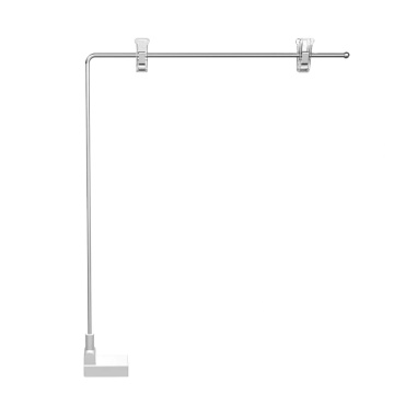 Custom Floor Pop Cardboard Display Stands with Aluminum Frame and Banners