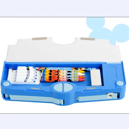 Cartoon Pencil Bag & Plastic Pencil Box
