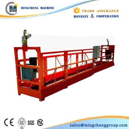 versatile safety rope steel cradle with electric box