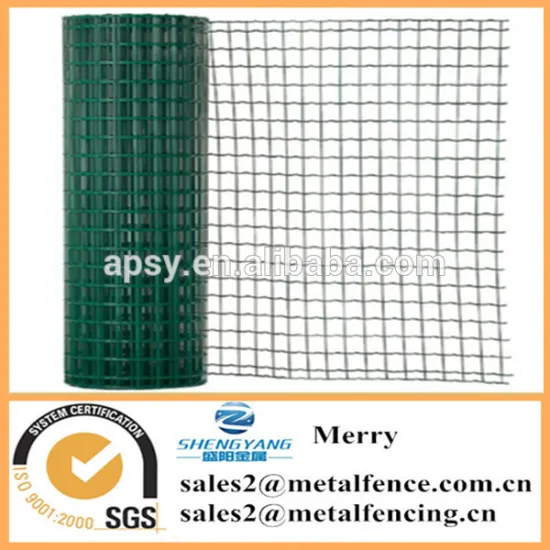 2X2 inch 4ftX30m Green Welded PVC coated chicken Wire Mesh Fence Fencing