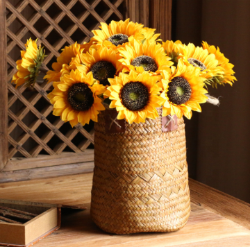 Wholesale Artificial Silk Sunflowers - Single Stem for Wedding Decor