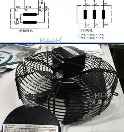 450mm 380V Cold Room Evaporator Fan Motor