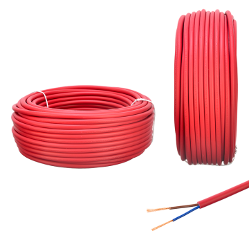 VDE Standard H03VV-F 300/300V Flexible 2 Core Wire Copper Conductor Home Appliance Electrical Power Cable