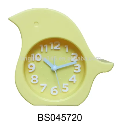 Discount Birds Shape Animal Silent Clock Movement Mute Desk Table Clock Digital Alarm Clock For Kids Promotion Gifts