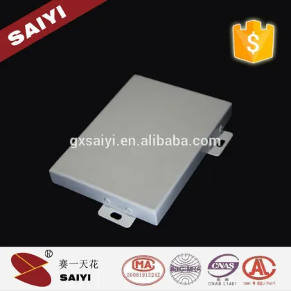 2015 Hot sale decoration curtain wall, aluminum veneer, aluminium solid panel