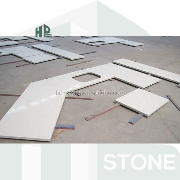 White Artificial Quartz Slab for Kitchen Countertops and Table Tops