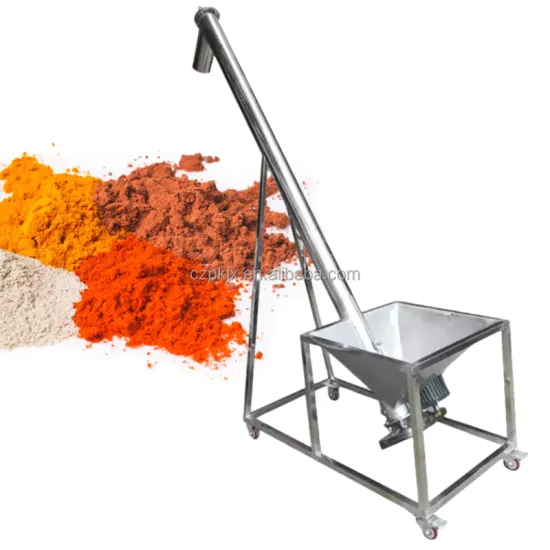 High Quality Vibrating Hopper Inclined Screw Auger Conveyor