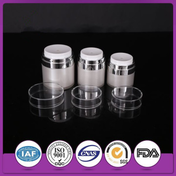 2015 fashion acrylic fancy cosmetic jar small cosmetic containers plastic container with flip lid