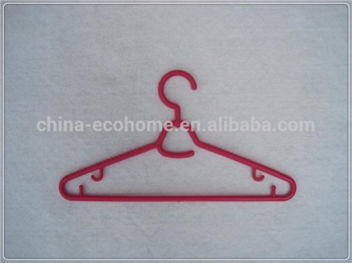 red color plastic cloth hanger
