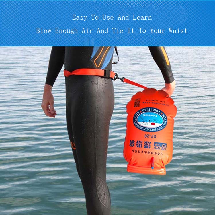 „PVC Swim Buoy Bag“ plaukiojančio burbulo plūdė
