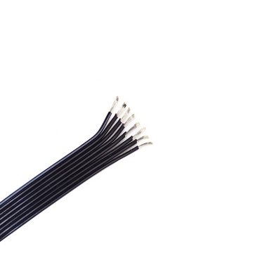 Dostawca Guangdong: wysokiej jakości 8-pinowy silikonowy gumowy kabel płaskiej wstążki z 24 AWG i przekroju 0,22 mm²