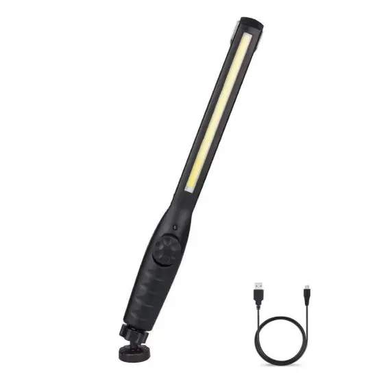 Outdoor Portable Rechargeable Maintenance Lamp with Magnetic Base and Hook - 5W COB LED Work Light