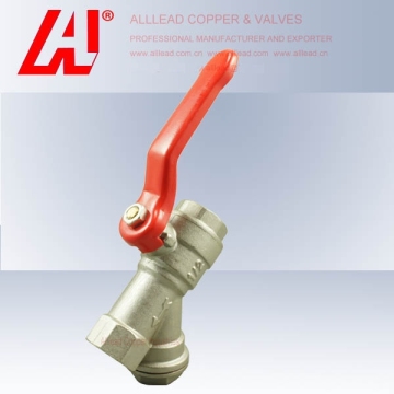 Y Type Strainer with Ball Valve (A-8121N)