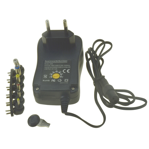 24W Universal AC / DC Adapter για οικιακή χρήση