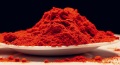 Paprika en polvo de color rojo