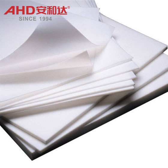 Color blanco PTFE Hoja 100% Material de la junta virgen