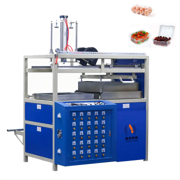 Small Semi-Automatic PET Fruit Tray Thermoforming Machine