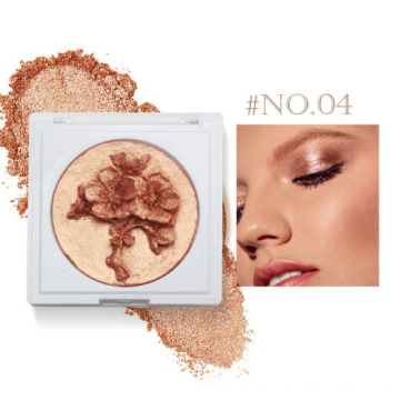 Private Label 4-Color Face Makeup: 3D Sculpted, Waterproof, Brightening Highlighter & Long-Lasting Contouring Kit