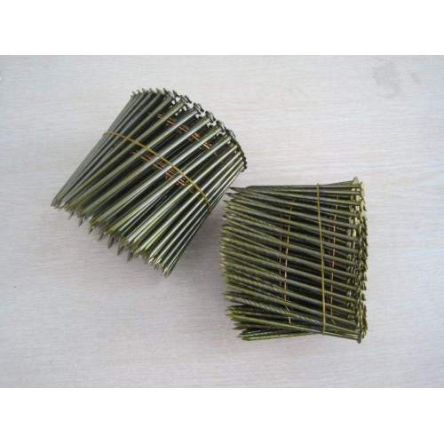 Coil Nails for Fencing Fixation Coil Nails Stained with Paint Manufactory