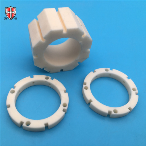 precision cnc alumina ceramic bearing sleeve ring